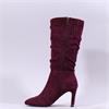 Una Healy Chameleon Ruffle Long Boot - Cranberry
